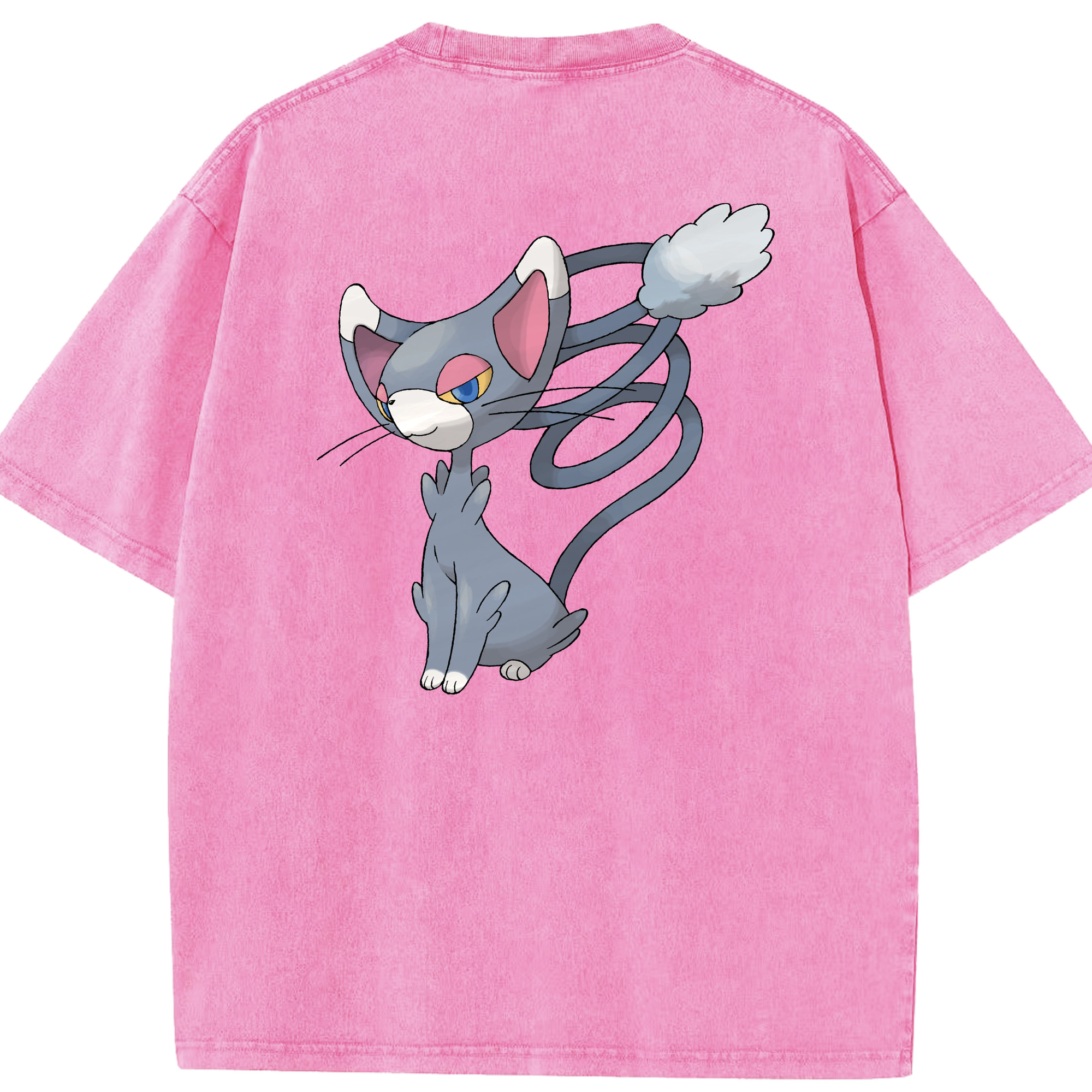 （画像用） ポケットモンスター Pokémon 綿100% ヴィンテージ風 半袖Tシャツ（背面プリント）
